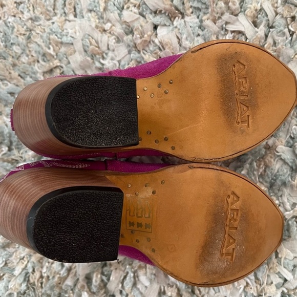 Ariat pink Dixon Boots - Picture 9 of 9